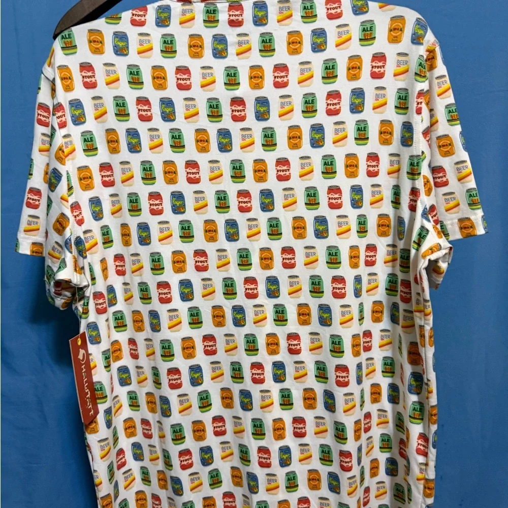 Hallstatt Multicolor Pattern Men's Shirt - Picture 5 of 5